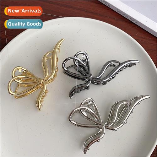 Cold wind butterfly metal hair clips female large spring sum