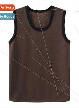 Padded and thickened thermal undershirt men Slim fall and wi