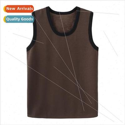 Padded and thickened thermal undershirt men Slim fall and wi