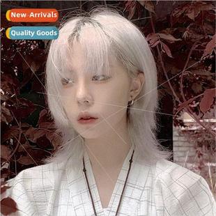 mullet Zhengtai men tail wolf head cos hair short wig Japan