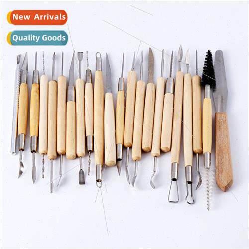 DIY pottery tools 22pcs set wood shaping radium wire knife s