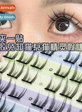 Cat Wizard Lazy False Eyelash Glue  ngle Cluster Wildcat Fal