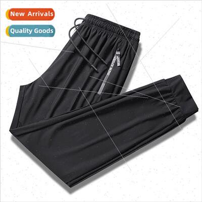 Men air-condioning pants 2023 summer men Korean  ice pants n
