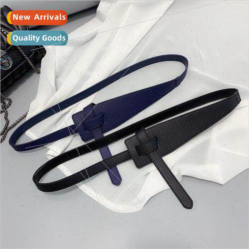 2020 new knotting belt tweed coat belt accessories waist fas