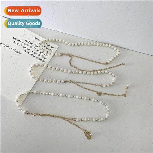 Dress decorative Korean fashion pearl waist chain skirt summ