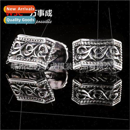 Europe Creative Oil Rubbed Antique Men French Shirt Cufflink