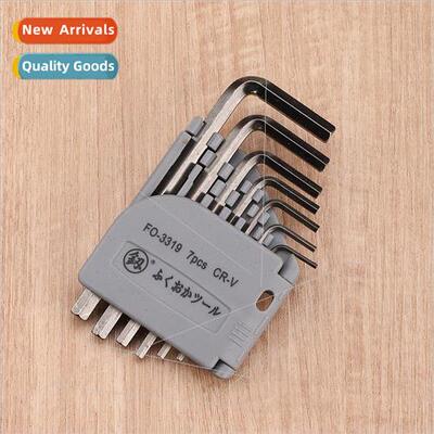 FO-3319 Flat head L spanner inside hexagonal 7PCS wrench pla