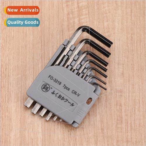 FO-3319 Flat head L spanner inside hexagonal 7PCS wrench pla