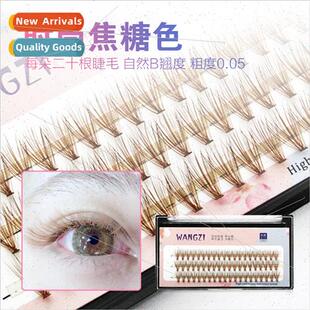 20D innocent eye lashes doh hair  caramel color own extensio