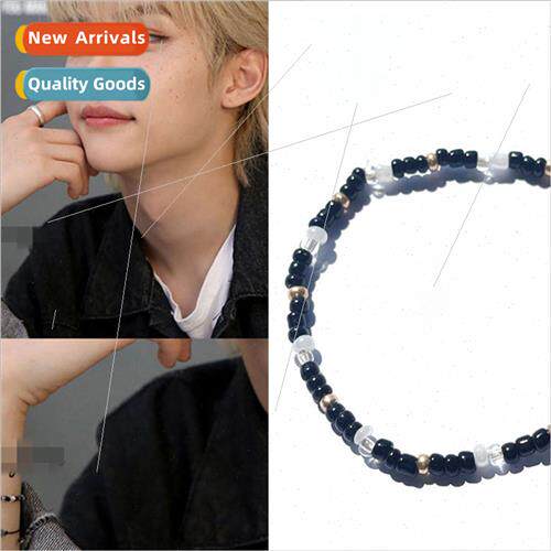 Stray Kids group Felix Lee Long Fu Bracelet Rice Beads Brace