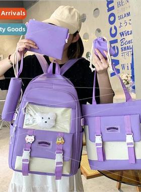New middle school bags 适用men women grades 3 to 6 ins tide