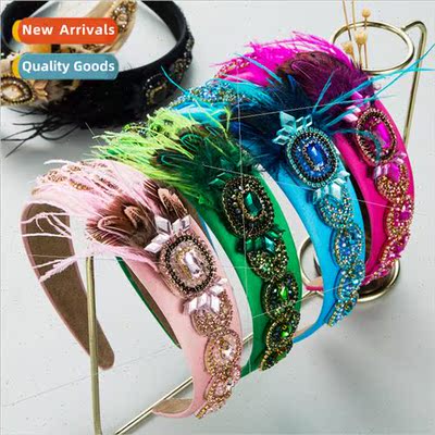 Hair bands Europe baroque rhinestone headband female persona