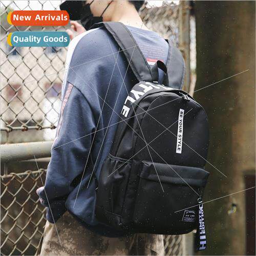 Canvas shoulder bag Korean fashion computer backpack travel