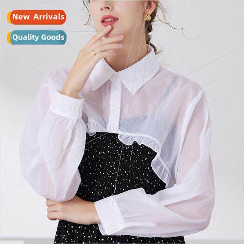 new tops female summer take short lace sunscreen cardigan sk