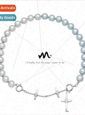 Europe ins West Queen reflective faux cat eye stone beads cr