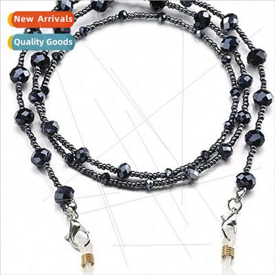 crystal women eyeglasses chain fashion natural glass crystal