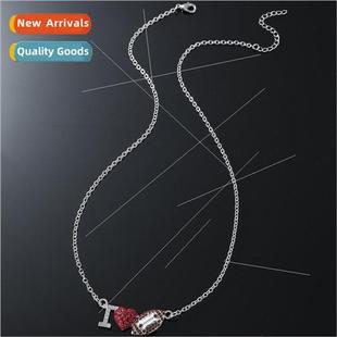 LOVE Diamond Creative Pendan Full Sports Ball Europe Rugby