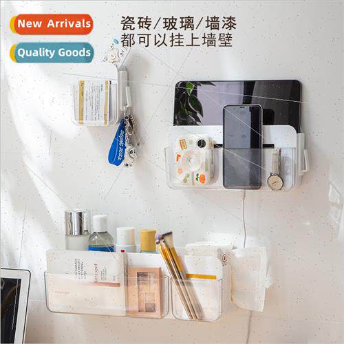 Shelf wall organizer no punch student bunk storage rack beds