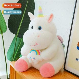 cute plush unicorn creative toy doll Dull