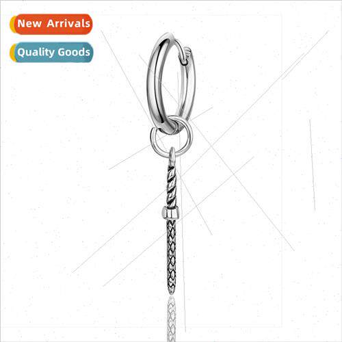 Korean  simple personaly creative  earrings ancient sword ta