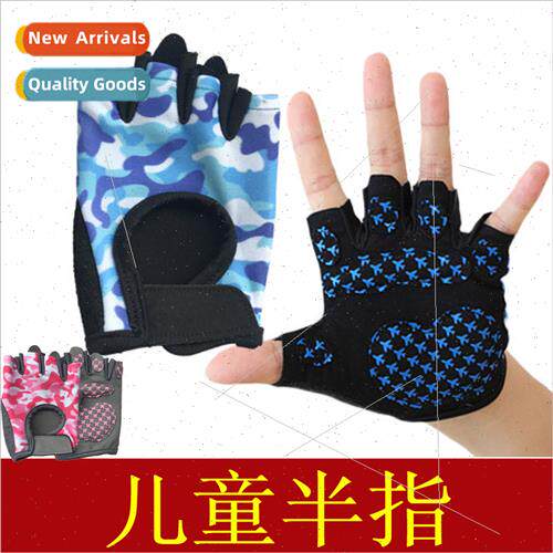 Summer children half-finger sports gloves men girls -slip we