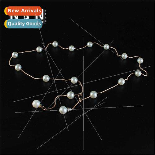 Fashion simple versatile copper thin waist chain ladies pear