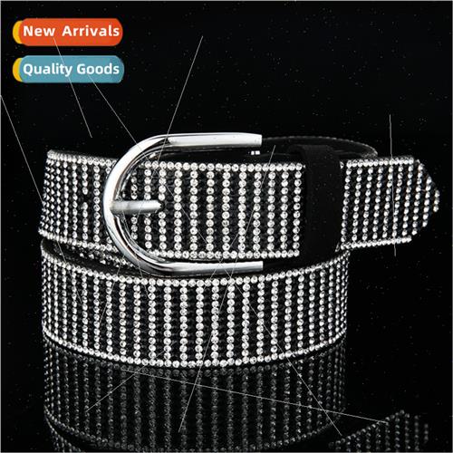 Women belt belt diamond decoration Korean fashion full diamo