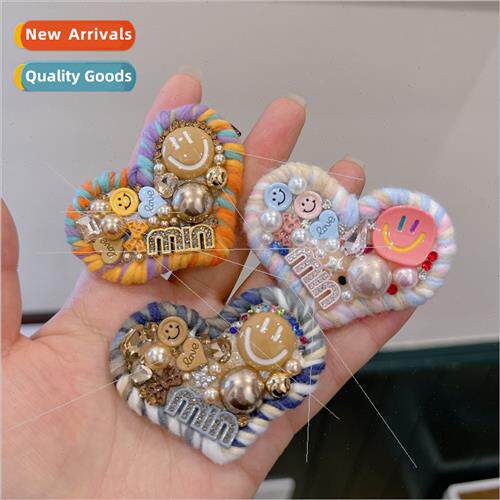 Anchor rainbow love smiley face full diamond letters side cl