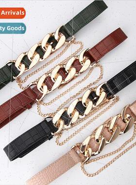Women Belt Europe  Punk nk Chain Belt Costume Belt Fashion P