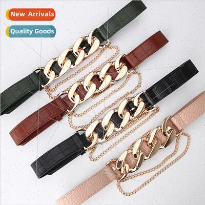 Women Belt Europe  Punk nk Chain Belt Costume Belt Fashion P