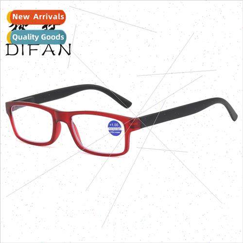 New retro box anti-blue light presbyopia glasses HD spring l