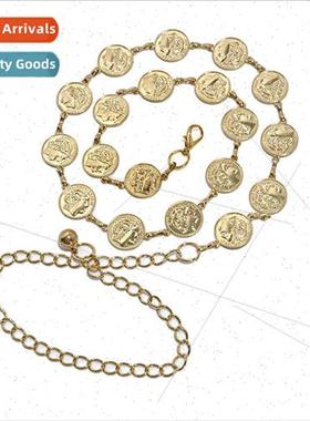 Europe big  beauty head sailor dance waist chain ladies hund