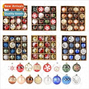 Shaped Painted Dec Balls Christmas