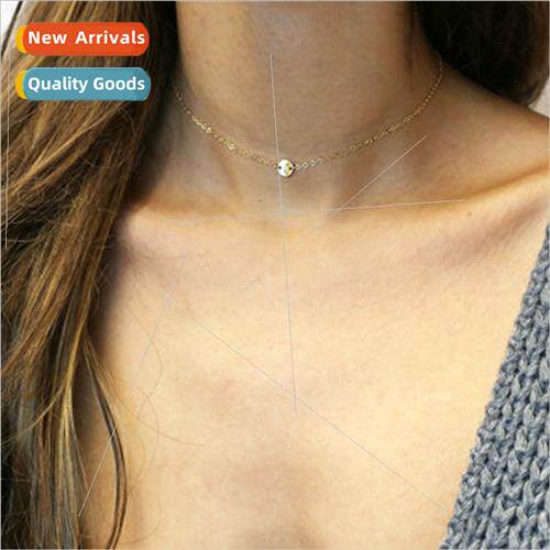 Europe ladies fashion metal collarbone chain jewelry simple