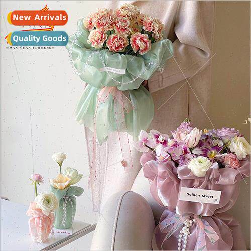 Mother Day Korea silk gauze flower bouquet carnation bouquet