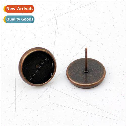 diy jewelry accessories 8mm geometric round metal ear rests