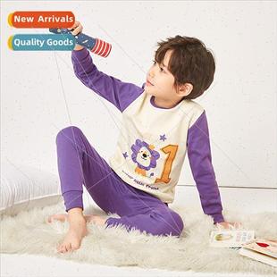 set underwear wool bottoming Children shirt cotton