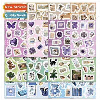 16 simple ins wind cuckoo cartoon graffi stickers water cup