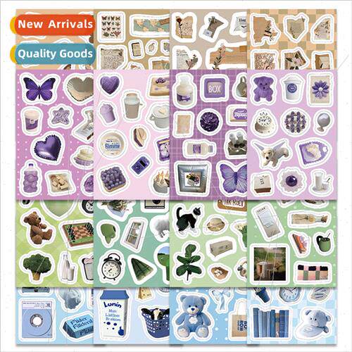 16 simple ins wind cuckoo cartoon graffi stickers water cup
