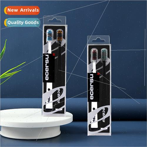 high-grade couple toothbrushes two sets cleaning care soft b