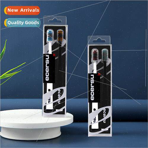 high-grade couple toothbrushes two sets cleaning care soft b