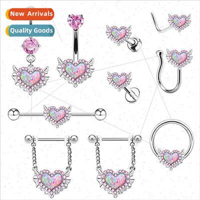 Europe Heart Belly Button Ring Auburn Belly Button Ring Nose