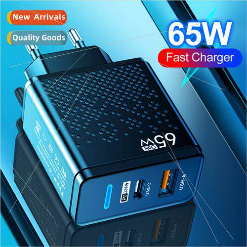 Blue LED USB+PD Type-c Cell Phone Charger Multi-Port U.S.-Sp