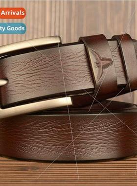 Year Ox Belt Cow Head Casual Pin Buckle Belt Fashion Chipped