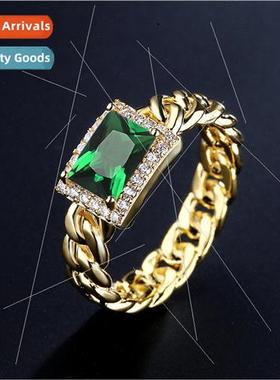 Fashion Popular Micro Zirconia Twist Ring Women che Rings