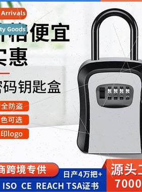 Cheap Large Hanging Keybox Semi-metallic 4-dig Outdoor Keybo