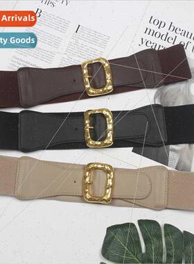 Waistband Women Wide Belt Decoration Coat Su Jacket Black Cu