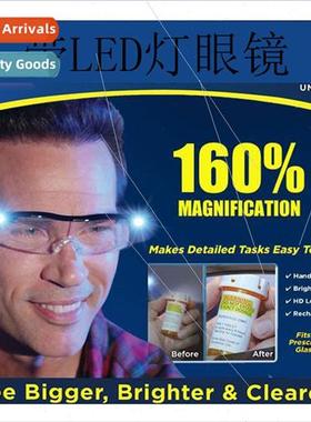 mighty sight magnifying scope wh led light rechargeable pres