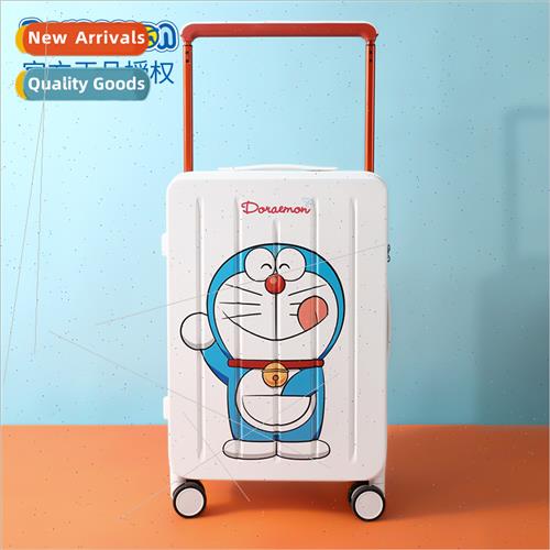 New doraemon wide trolley sucase can be printed LOGO pattern