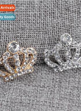 fashion rhinestone crown brooch corsage men su clothes acces